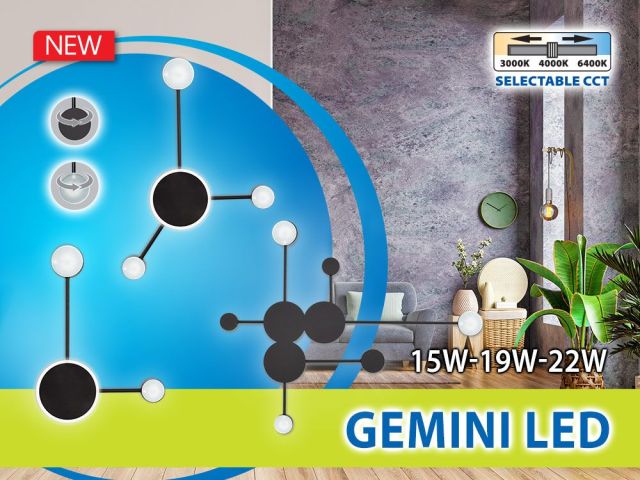 Модерно осветление със серията GEMINI LED
