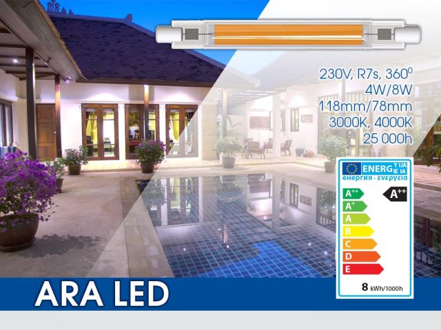 New LED lamps series ARA LED R7s
