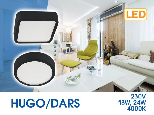 Класика в черно с DARS LED и HUGO LED
