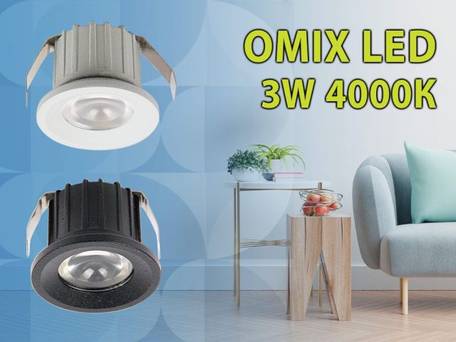 LED downlights OMIX LED for lighting effects