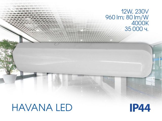 Waterproof ceiling fixture HAVANA LED