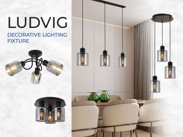 LUDVIG designer lighting series - graphic elegance and vintage luxury