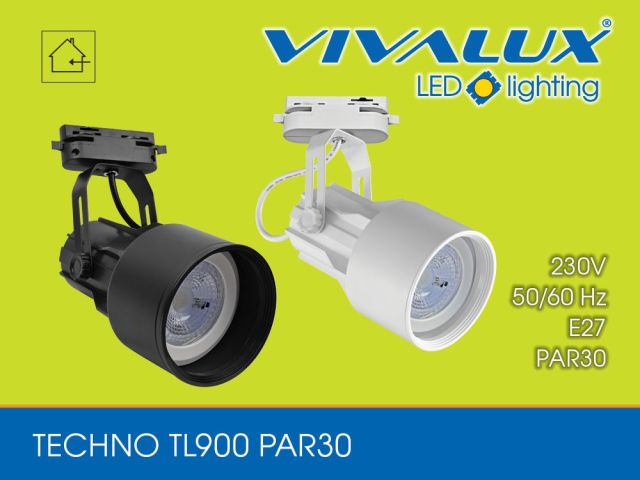 Spots for track lighting series TECHNO, EXEO and BEAT