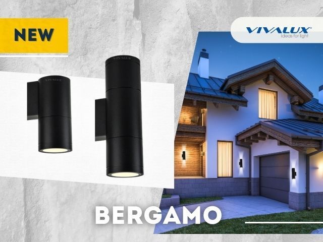 BERGAMO дава нови възможности за фасадно осветление
