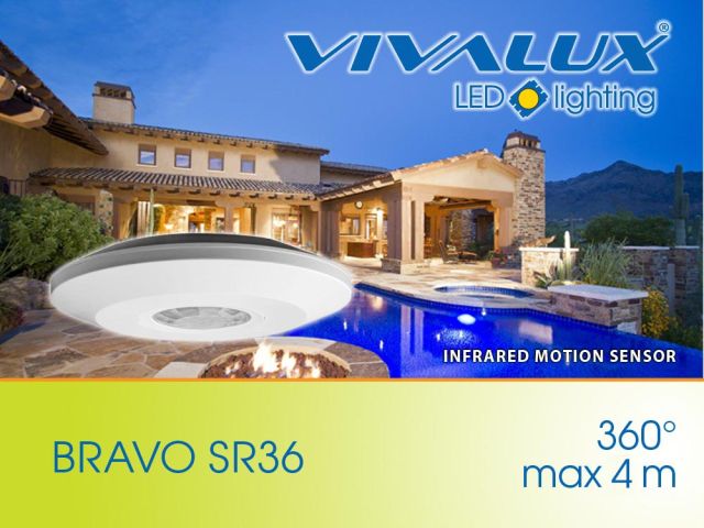 Инфрачервен сензор за движение BRAVO VIVALUX