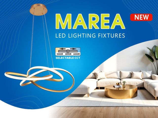 Луксозно осветление в модерен цвят с MAREA LED