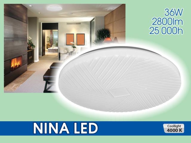 Decorative ceiling lighting fixture NINA LED