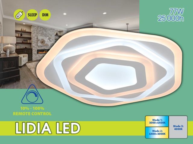 Multifunctional LED lighting fixture LIDIA LED