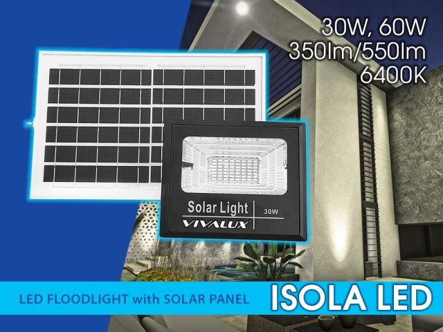 Series solar LED floodlights ISOLA LED
