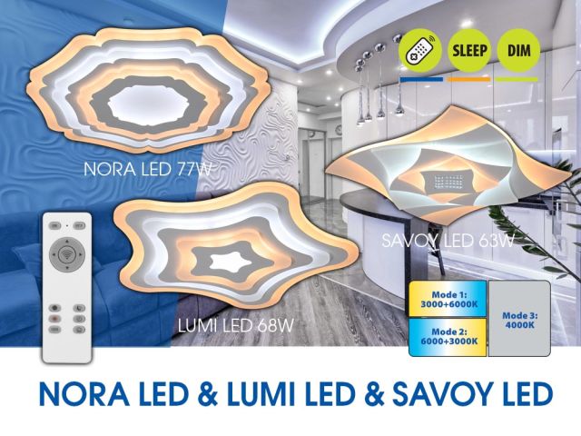 New models spectacular LED lighting fixtures