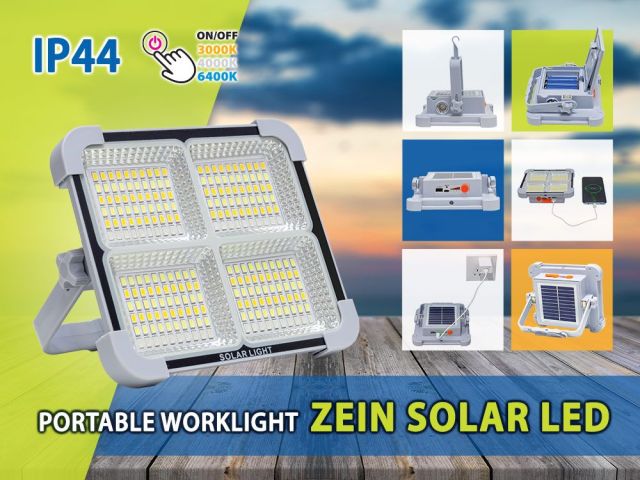 Соларна LED работна лампа ZEIN SOLAR LED