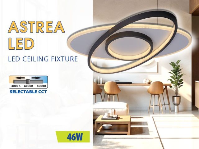 Стилна и съвременна – новата LED плафониера ASTREA
