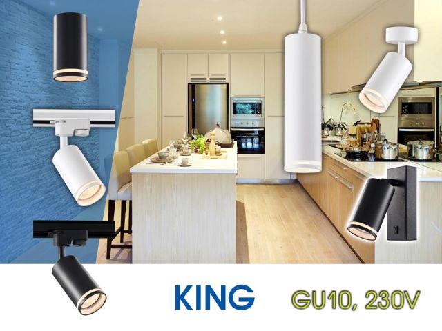 KING GU10 series of decorative spots