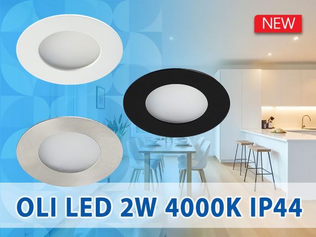 Series of LED downlights for embedding in furniture – OLI LED IP44