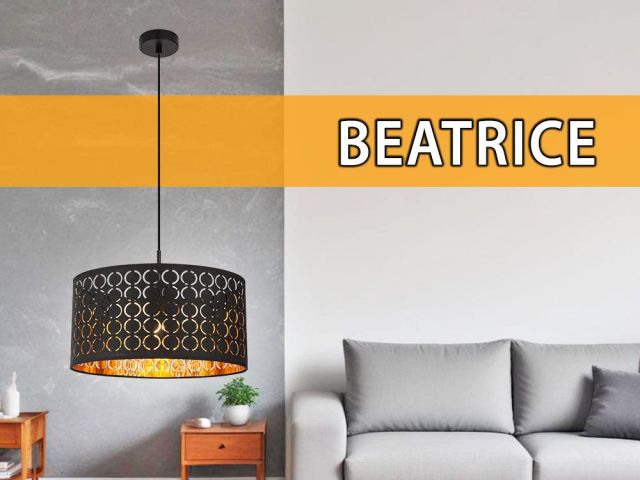 BEATRICE – интериорен детайл в черно и злато