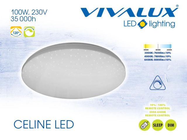 Multifunctional ceiling fixture CELINE LED