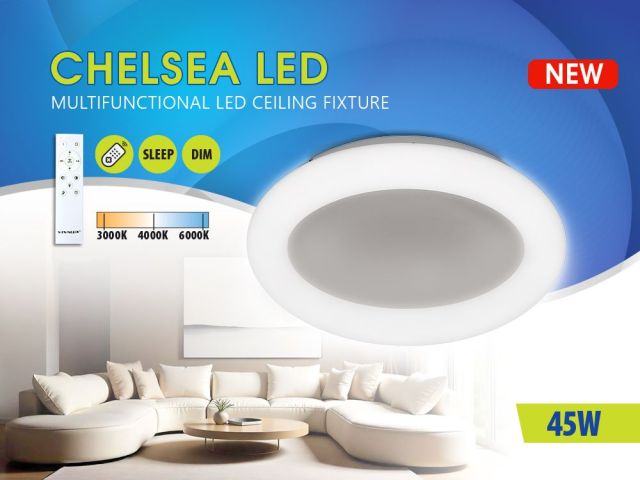 CHELSEA LED – модерна и елегантна LED плафониера