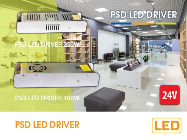 More powerful power supplies in the Professional Slim Driver series