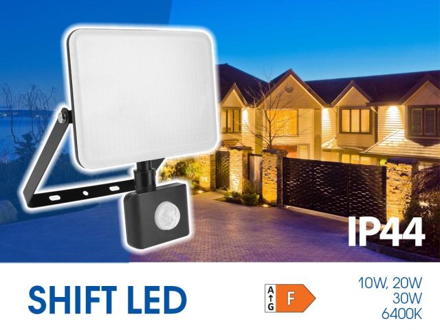 New LED floodlights with color temperature 6400К - RICH LED, SHIFT LED, TREND LED