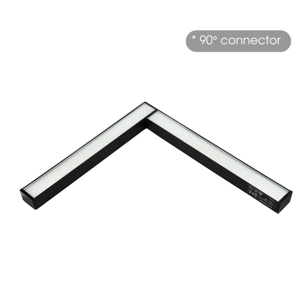 SLIM25 Магнитен LED ъгъл LUGANO LED ∙ 24W ∙ Черен ∙ 3000K