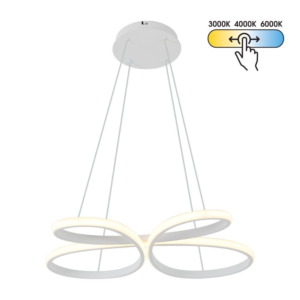 LED полилей BUTTERFLY-P LED ∙ 37W ∙ бял ∙ CCT-switch ∙ 3000-4000-6000K