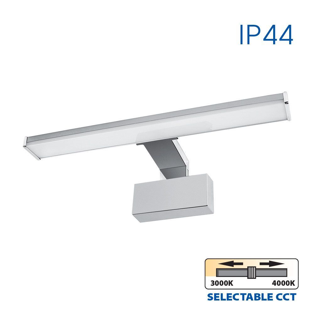 LED осветително тяло за баня ARMI LED ∙ 8W ∙ CCT-switch ∙ 3000К-4000K ∙ хром ∙ IP44
