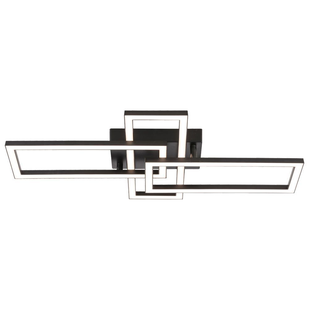 LED плафон SONOMA LED ∙ RC3∙ 24W ∙ черен ∙ 4000K