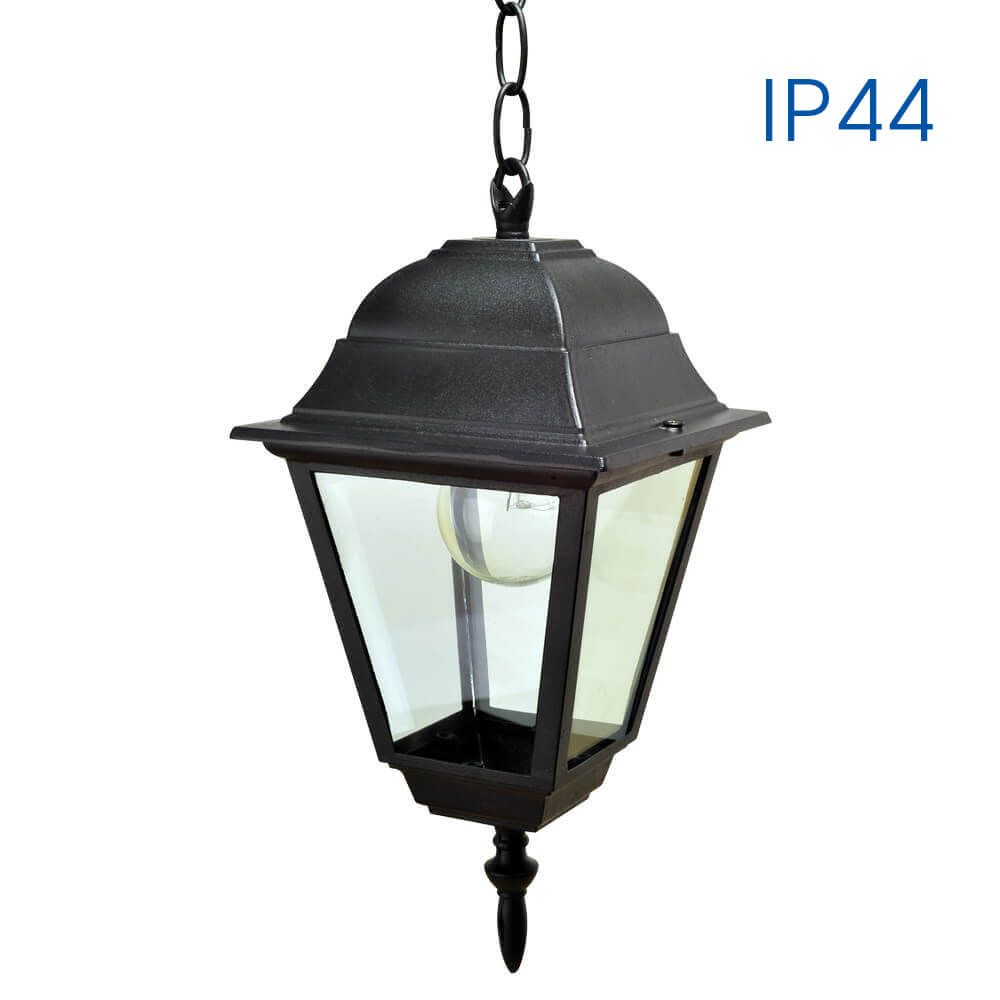 Градински фенер RIGA ∙ H006 ∙ черен ∙ IP44