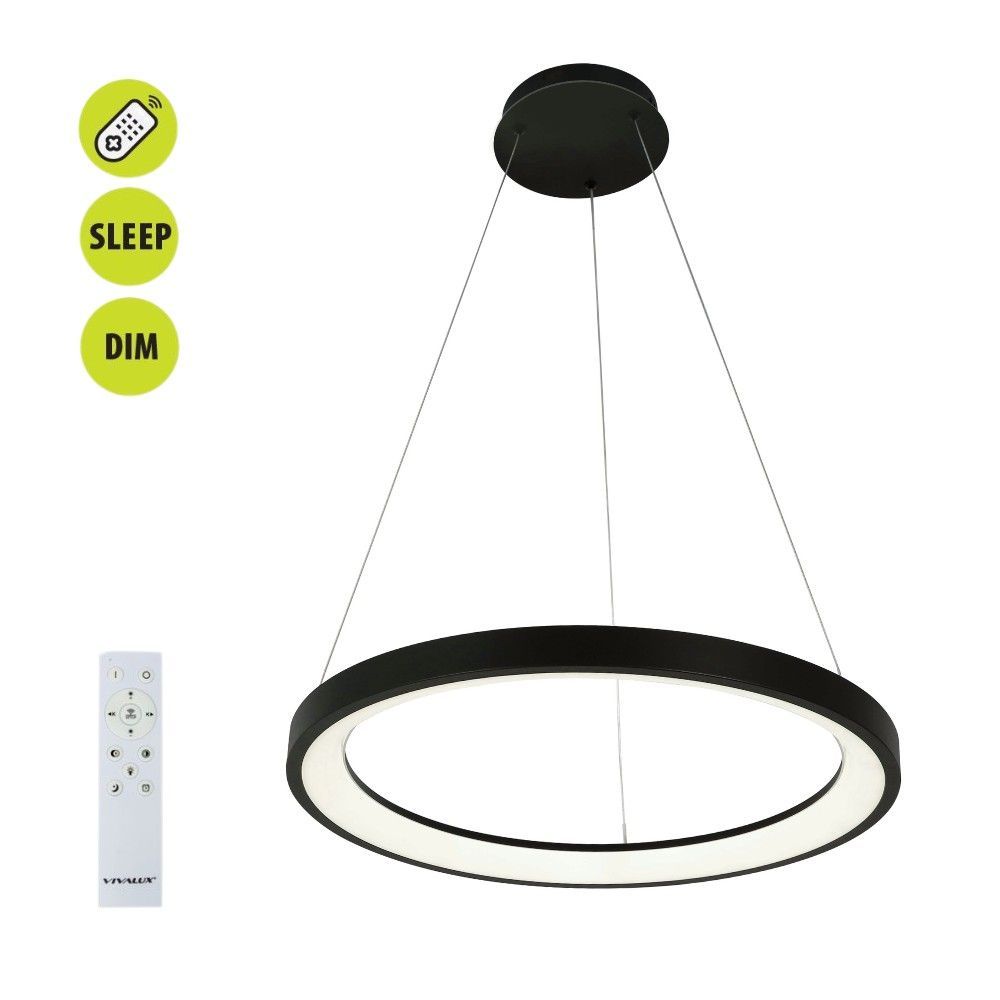 LED полилей ALEXA-P LED ∙ 55W ∙ черно ∙ CCT ∙ 3000-6000K