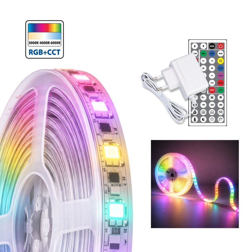 Комплект RGBIC + CCT CHASING LIGHTS лента SPEED LED със захранване и контролер