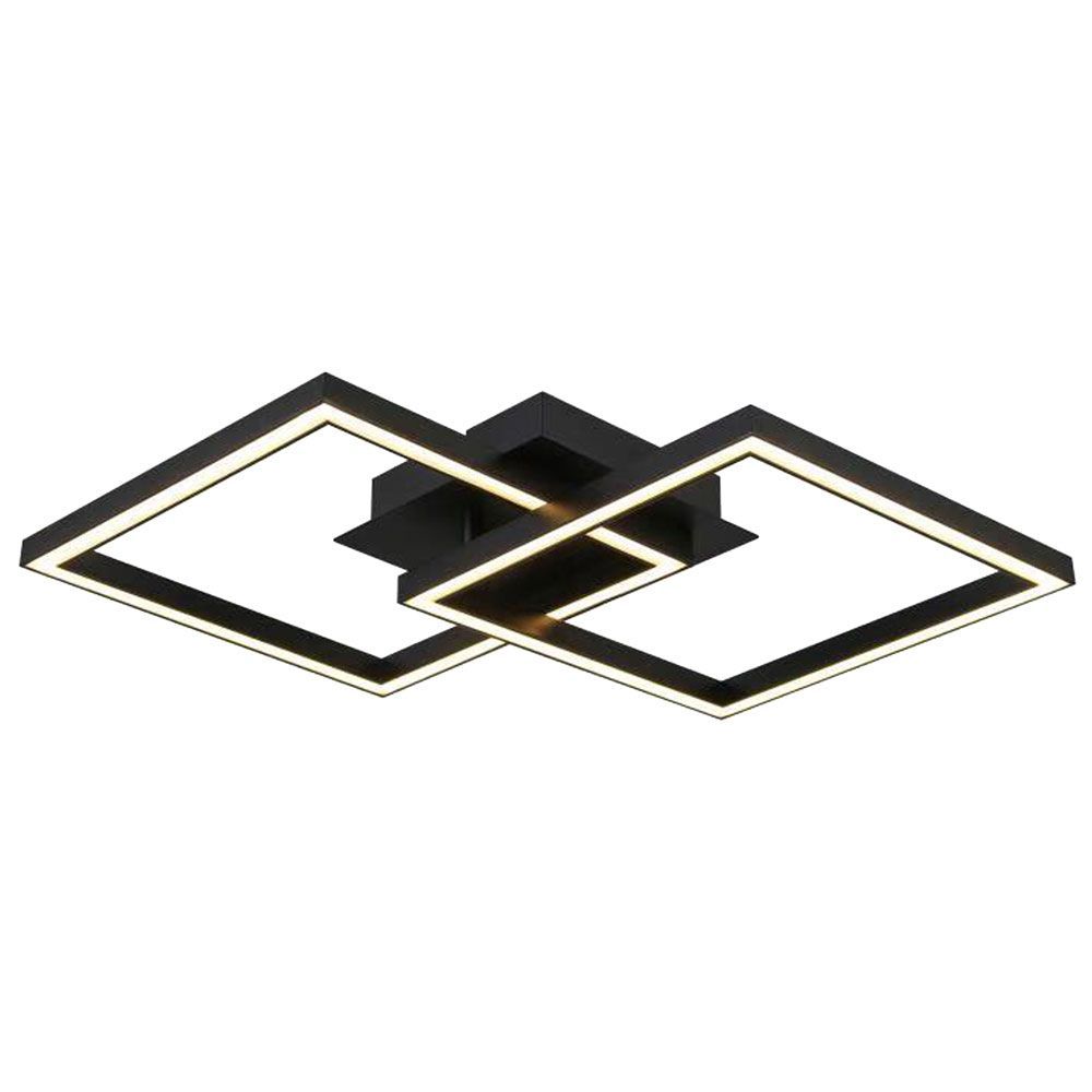 LED плафон SONOMA  LED ∙ SQ2 ∙ 20W ∙ черен ∙ 4000K