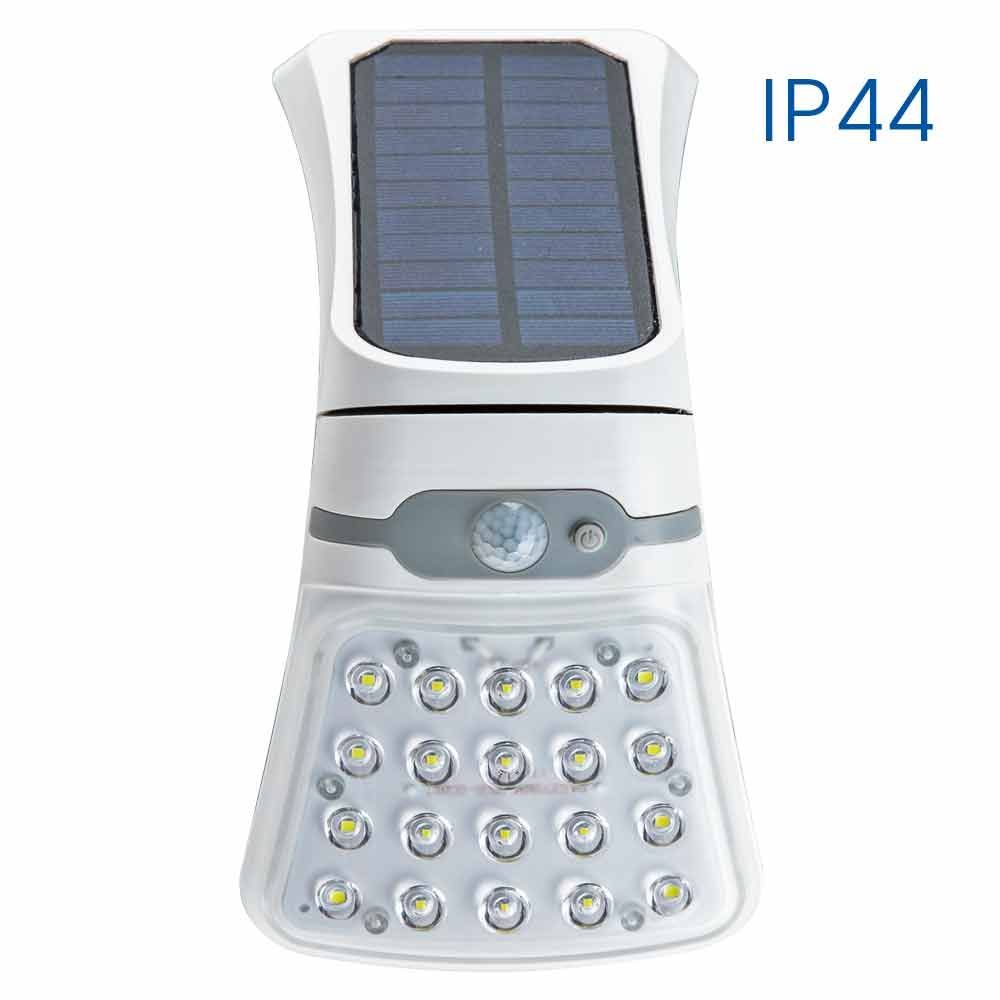 Соларен LED аплик със сензор SLIT SOLAR LED ∙ 4W ∙ 200lm ∙ PIR ∙ 4000K ∙ IP44